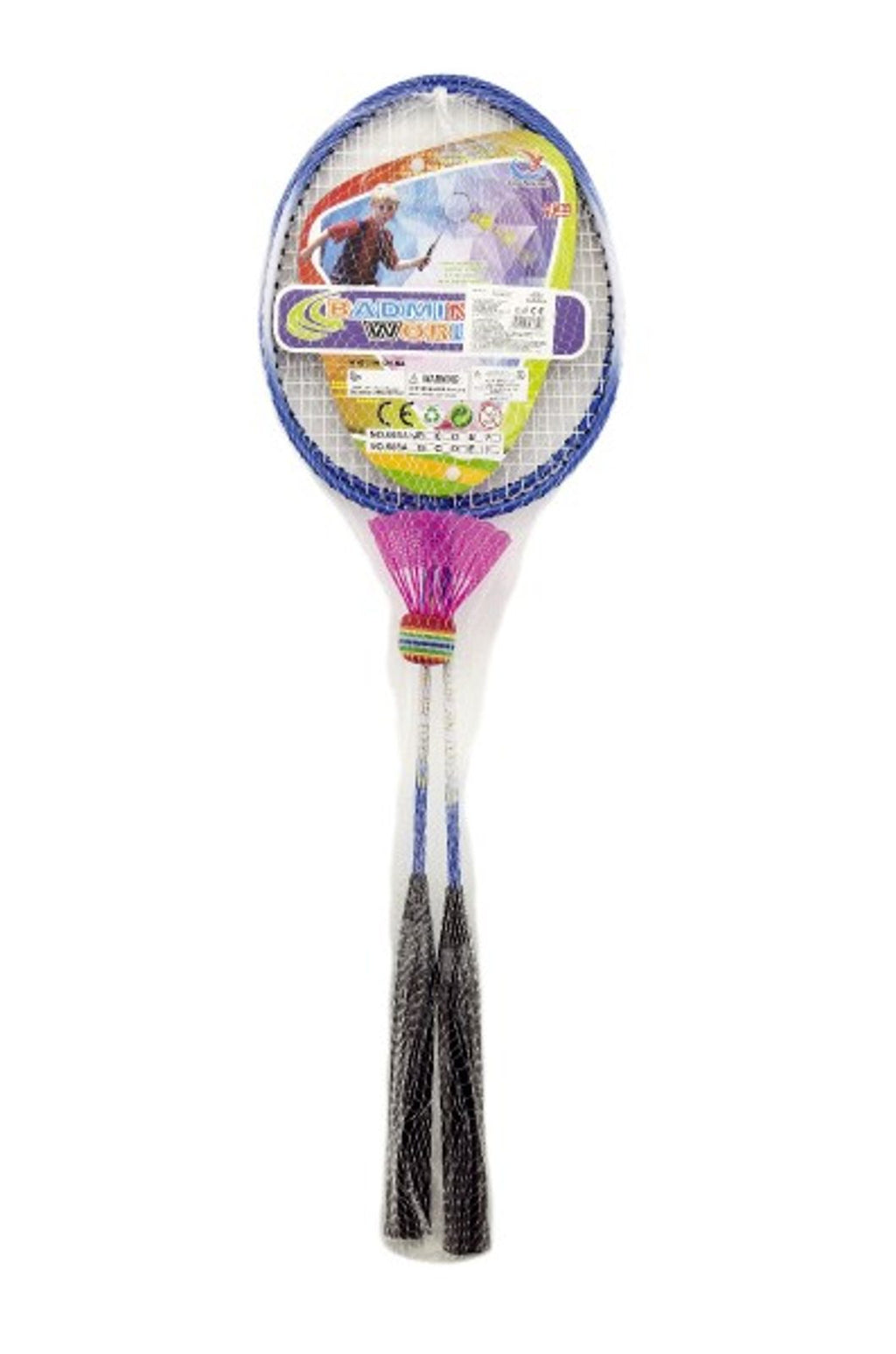 JoyMates Badminton Set Of - 3 (6 Rackets With 3 shuttlecock) Best Outdoor Activity For Kids.