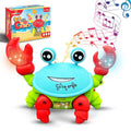 JoyMates Crawling Crab Baby Musical Kids Toy With LED Lights And Music Walking Moving for Toddlers (Multicolor).