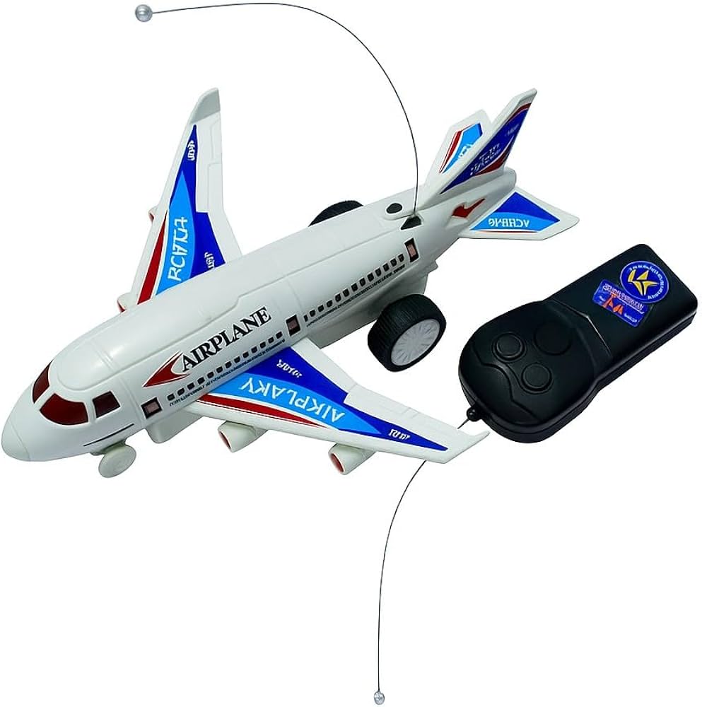 JoyMates Remote Control Airplane Toy with Lights & Easy Controls | RC Plane for Kids | JoyMates – Where Fun Takes Flight! 💙✈️