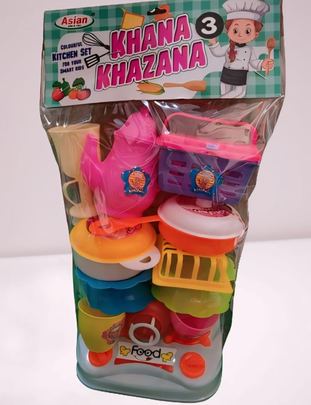 JoyMates Khana Khazana 20 Pieces kitchen set For Kids.