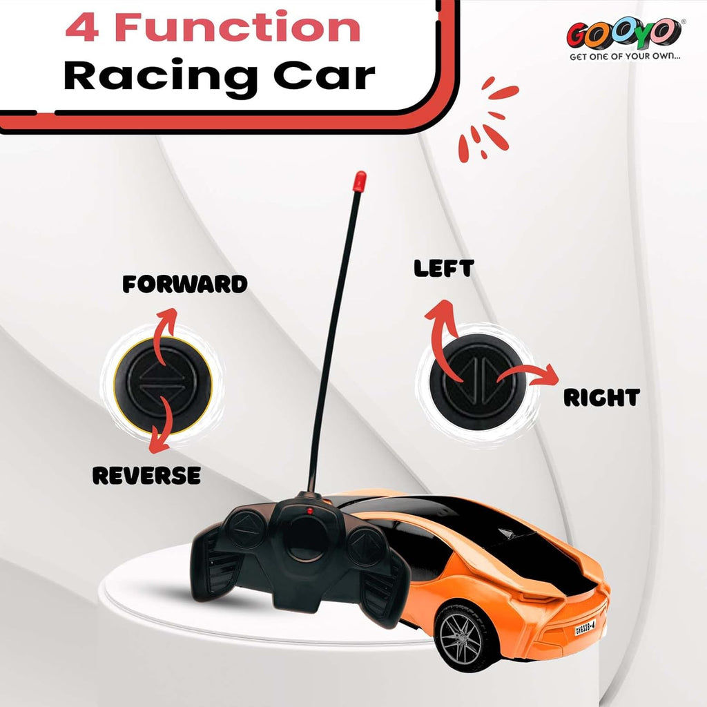 JoyMates 4 Function 3D Lighting Rechargeable Remote Control Car