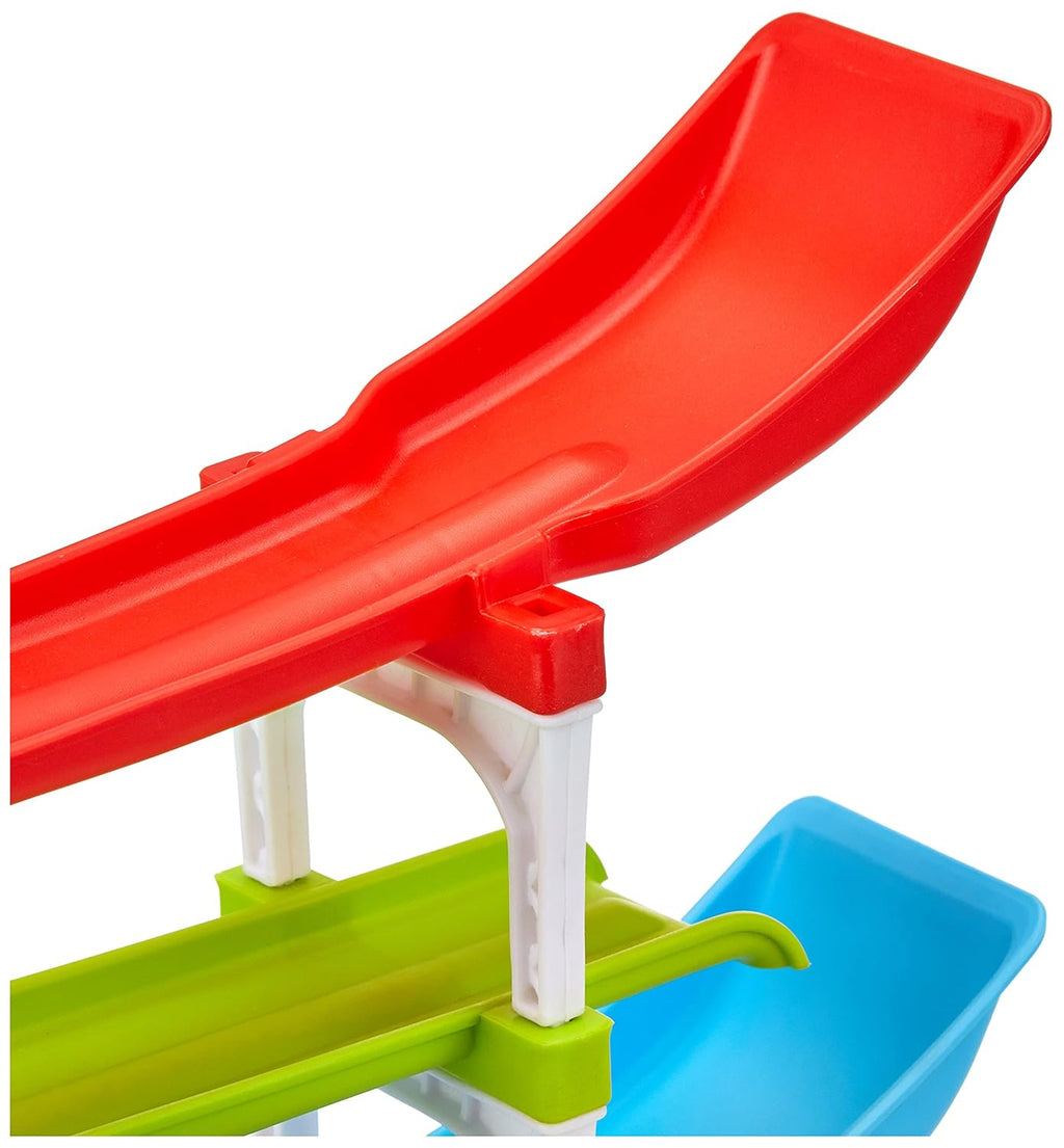 JoyMates 4 Level Ramp Race Gift for Kids | 2 Cars with 4 Ramps and Race Track for 1, 2, 3 Toddlers, Boys & Girls Educational Vehicle with Figures.