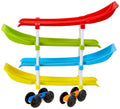 JoyMates 4 Level Ramp Race Gift for Kids | 2 Cars with 4 Ramps and Race Track for 1, 2, 3 Toddlers, Boys & Girls Educational Vehicle with Figures.