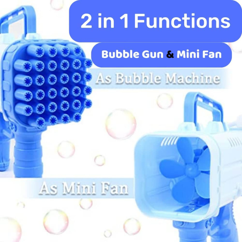 JoyMates 32 Holes Electric Bubble Gun