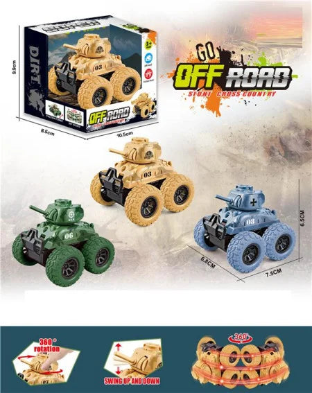 JoyMates Mini Monster Tanks Toy - PACK OF 3