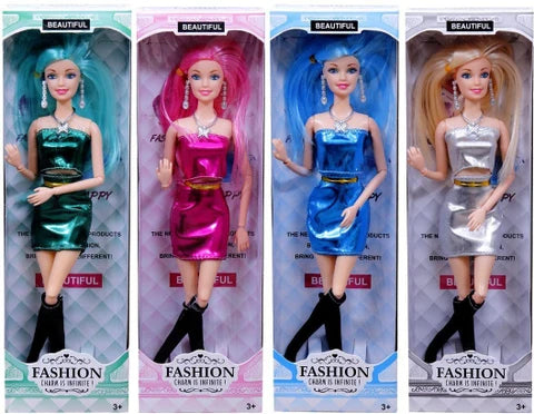 JoyMates Beautiful Fashion Doll with Fully Movable Hands and Legs (Any One).