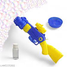 JoyMates Portable 19-Hole Electric Bubble Gun Machine for Kids, 5000+ Bubbles Per Minute, For Indoor & Outdoor Play.