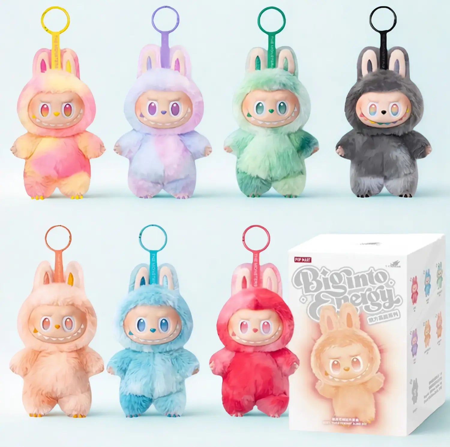 JoyMates Labubu Monster Keychain Toy | Surprise Mystery Blind Box Collectible | Cute Energy Series Bag Charm for Kids & Gifts (Colour/Design as per Your Luck).