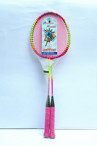 JoyMates Badminton Set Of - 3 (6 Rackets With 3 shuttlecock) Best Outdoor Activity For Kids.