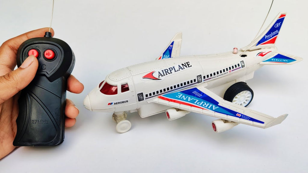 JoyMates Remote Control Airplane Toy with Lights & Easy Controls | RC Plane for Kids | JoyMates – Where Fun Takes Flight! 💙✈️
