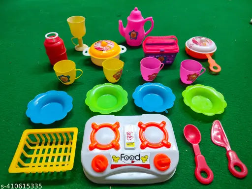 JoyMates Khana Khazana 20 Pieces kitchen set For Kids.