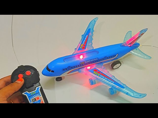 JoyMates Remote Control Airplane Toy with Lights & Easy Controls | RC Plane for Kids | JoyMates – Where Fun Takes Flight! 💙✈️