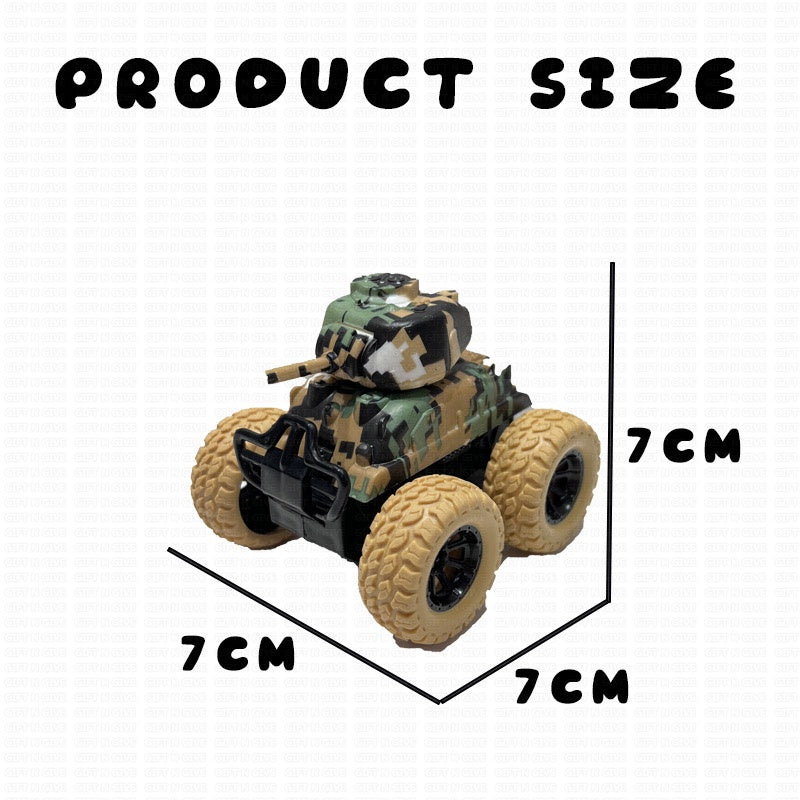 JoyMates Mini Monster Tanks Toy - PACK OF 3