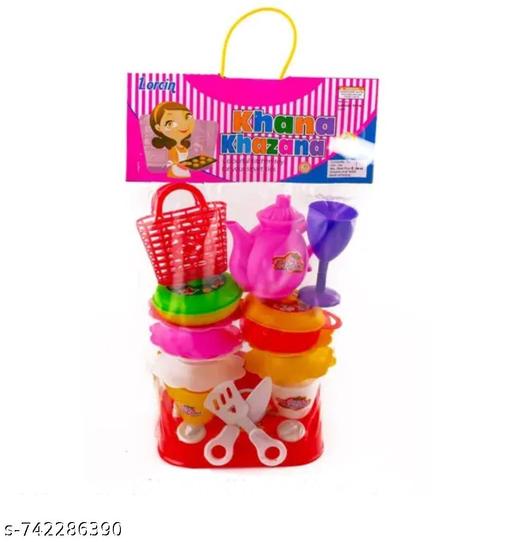 JoyMates Khana Khazana 20 Pieces kitchen set For Kids.