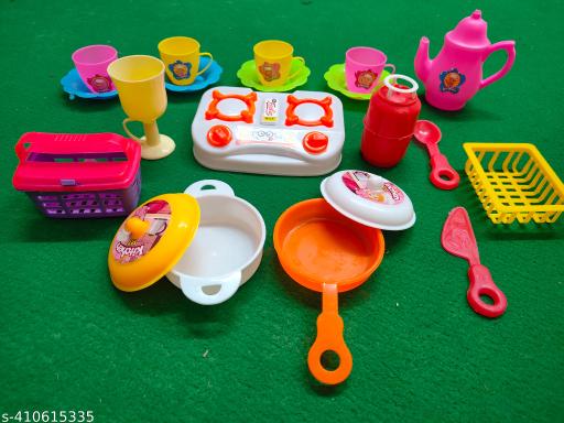 JoyMates Khana Khazana 20 Pieces kitchen set For Kids.