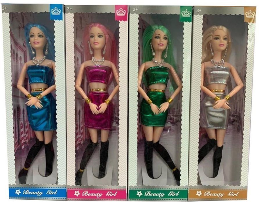 JoyMates Beautiful Fashion Doll with Fully Movable Hands and Legs (Any One).